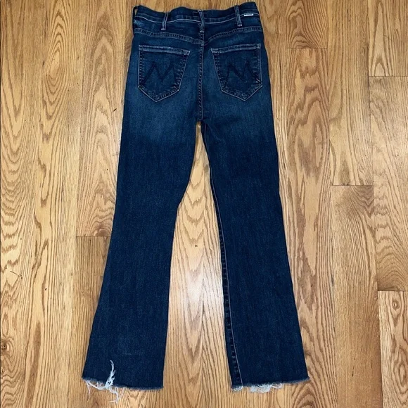 MOTHER Hustler Ankle Fray Jeans in Teaming Up